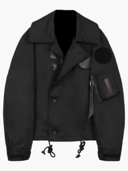 Jiyong Kim X Alpha Sun Bleached Wide Collar Jacket