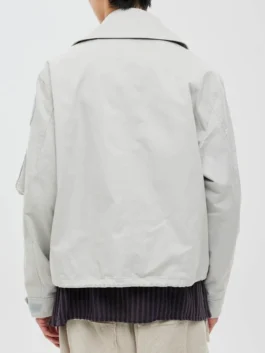 Jiyong Kim X Alpha Sun Bleached Wide Collar Jacket