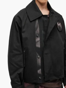 Jiyong Kim X Alpha Sun Bleached Wide Collar Jacket