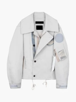 Jiyong Kim X Alpha Sun Bleached Wide Collar Jacket