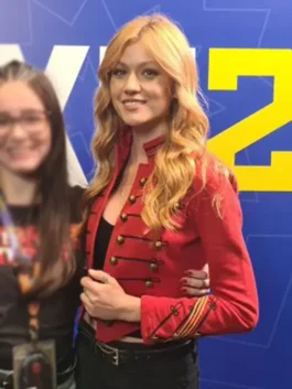 Katherine McNamara Military Jacket Side View