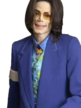 Michael Jackson Courtside Blue Blazer