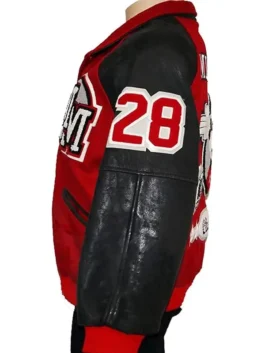 Classic red and black Michael Jackson Mickey Mouse Jacket from the iconic world of Michael Jackson and Disney's beloved Mickey Mouse