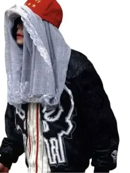 Classic black Michael Jackson The Punisher Jacket celebrating the iconic connection between Michael Jackson and the legendary Punisher design