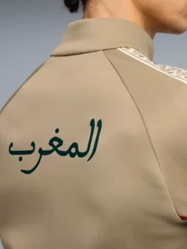 Morocco KING Anthem Mens Track Jacket Back Design
