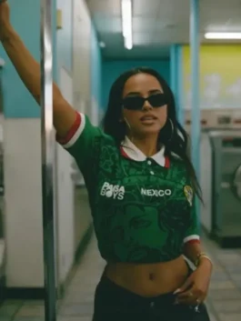 SELECCIÓN DIVINA Jersey Green Model Front View