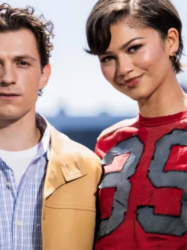 Spiderman Berlin Photocall Zendaya Shirt featuring a professional pullover style and luxury casual drape core.