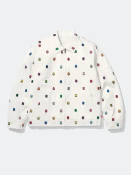 Spitfire x Supreme Work White Jacket Front View