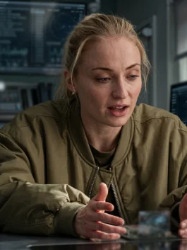 Steal 2026 Sophie Turner Bomber Jacket View