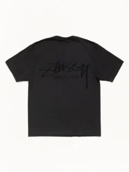Stussy x OL Beach Roots Pigment TEE Back Of View