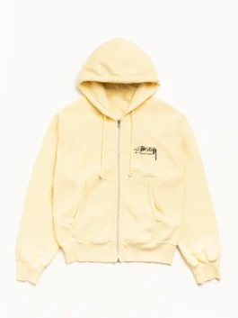 Stussy x OL Beach Roots Zip Garment Hoodie Front Look