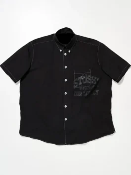 Stussy x OL Borrowed Bd Short Sleeve Shirt Front View