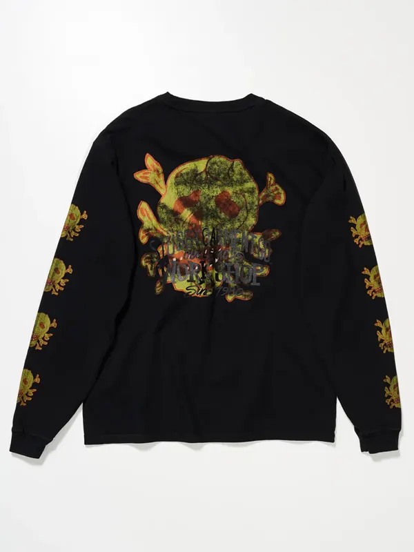 Stussy x OL Skull Long Sleeve Tee | Pullover Style