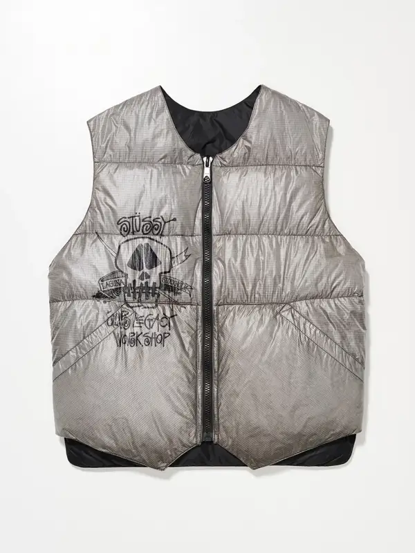 Stussy x OL x Cdw Reversible Puffer Vest