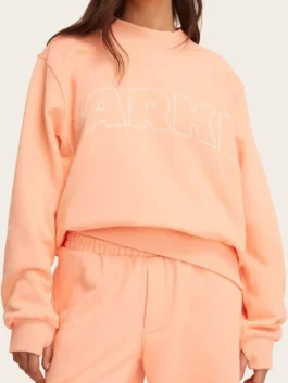 Target x Parke Mockneck Peach Sweatshirt
