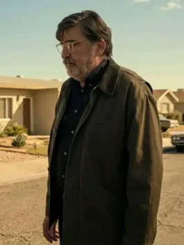 Alfred Molina Tv Series The Boroughs 2026 Sam Cooper Olive Green Jacket