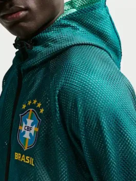 World Cup 2026 Brazil Mesh Anthem Jacket