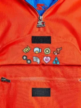Pokémon Hoenn Starter Jacket highlighting professional technical weave and luxury full length sleeves.