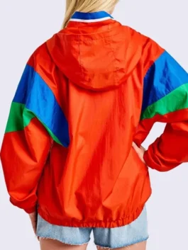 Pokémon Hoenn Starter Jacket back view showcasing professional character graphics and luxury elastic cuffs.