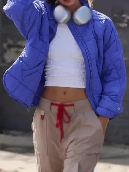 the Beach S05 Michelle Puffer Jacket Closure View