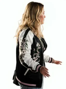 All Night Wrong Maria Bakalova Varsity Jacket Side View