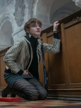 Apartment 7A Julia Garner Jacket Look