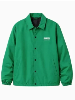 Front view of the green Avengers Doomsday Promo Chris Evans Jacket putting the full Chris Evans Avengers Doomsday promo style on display