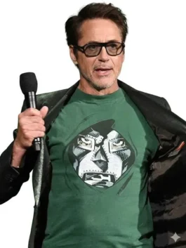 Classic green Avengers Doomsday Robert Downey Jr Sweatshirt honoring the epic Marvel comeback of Robert Downey Jr as Doctor Doom