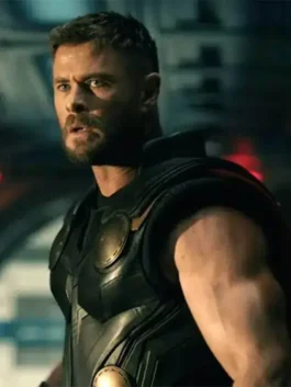 Avengers Doomsday Thor Black Leather Vest