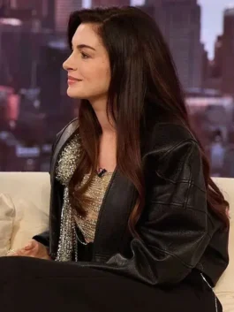 Barrymore Anne Hathaway Cropped Jacket Side View