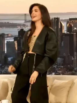 Barrymore Anne Hathaway Cropped Jacket View Look