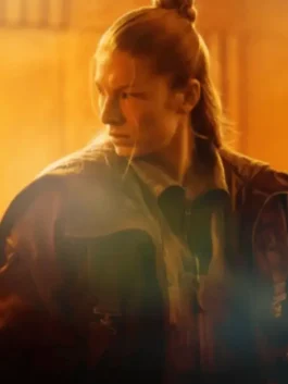 Blade Runner 2099 Hunter Schafer Cropped Jacket Close-Up View