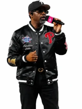 Boyz II Men MLB All Star Game 2026 Satin Jacket Design View