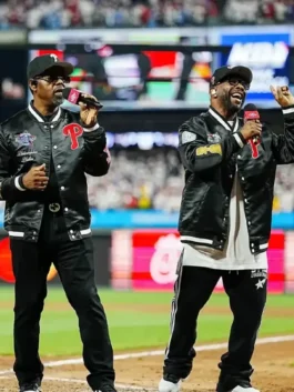 Boyz II Men MLB All Star Game 2026 Satin Jacket View Look