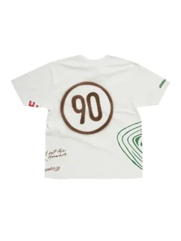 Clean back view of the CJ X Nike Athletes Ronaldo R9 Tee showcasing premium polyester panels and stitching.