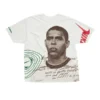 Front view of the CJ X Nike Athletes Ronaldo R9 Tee highlighting the comfortable round neck collar layout.