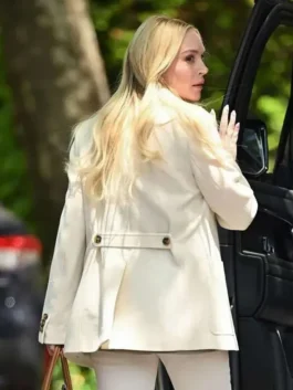 Count My Lies Violet Lockhart Off White Blazer Back View