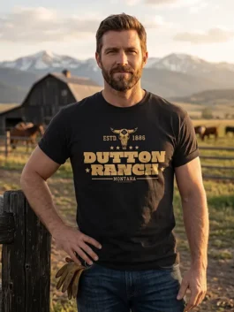 Dutton Ranch Black T-Shirt