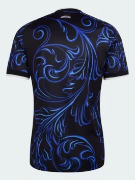 Back view of FIFA World Cup 2026 Argentina Jersey featuring a clean striped design and lightweight football shirt construction