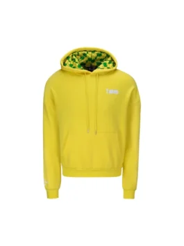 Front view of the FIFA World Cup 2026 Brazil Hoodie highlighting the hooded collar and deep kangaroo pockets.
