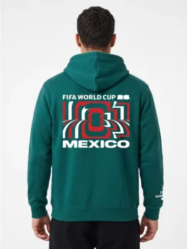 World Cup 2026 Mexico Green Hoodie
