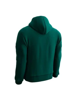 Clean back view of the green fleece FIFA World Cup 2026 Mexico Hoodie showing premium stitching and clean panels.