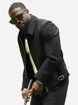 Fanatics Fest Kevin Hart Black Jacket Down Look