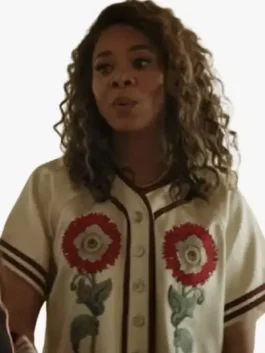 Five Star Weekend Regina Hall Floral Top Close-Up View