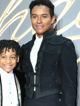 Jaafar Jackson Michael Premiere Black Jacket Closure Look
