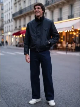 Jacob Elordi Jimmy Kimmel Live Black Jacket View Look