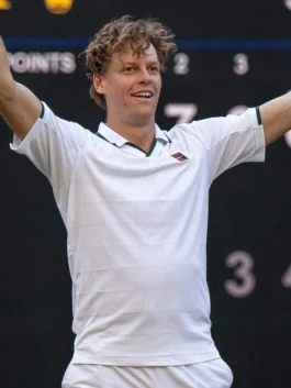 Front view of Jannik Sinner Wimbledon Alexander Zverev outfit featuring premium construction and athletic styling