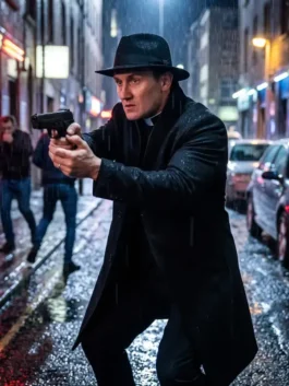 Josh Stewart The Punisher Black Coat Side View