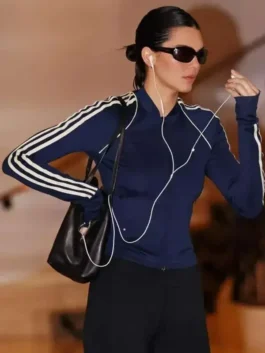 Kendall Jenner 2026 Navy Blue Jacket Look