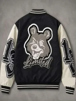 Lamine Yamal Teddy 2026 Varsity Jacket Back View